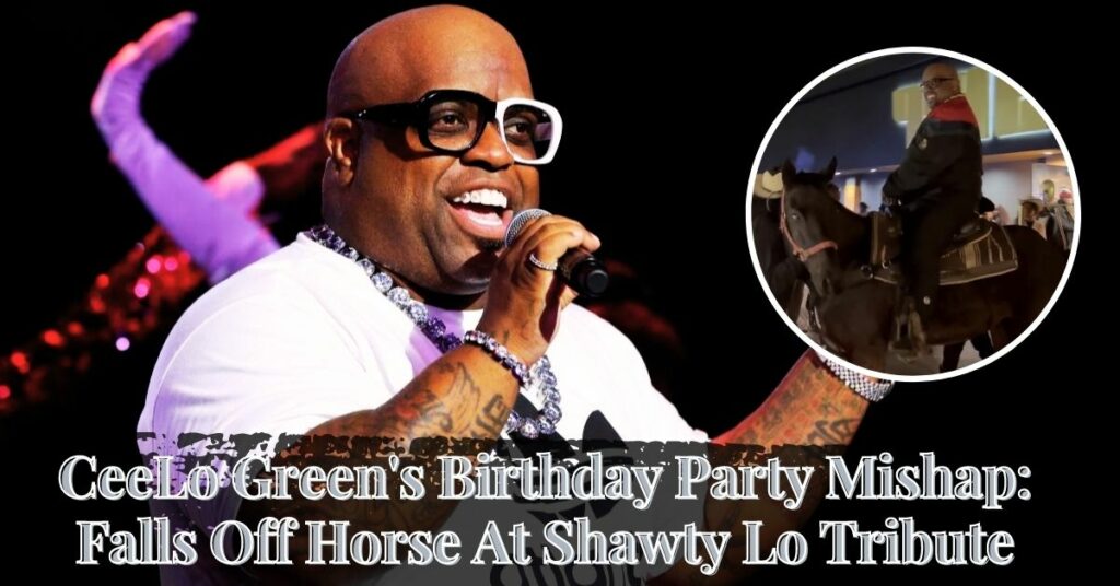 CeeLo Green's Birthday Party Mishap Falls Off Horse At Shawty Lo Tribute