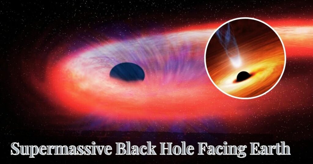Supermassive Black Hole Facing Earth