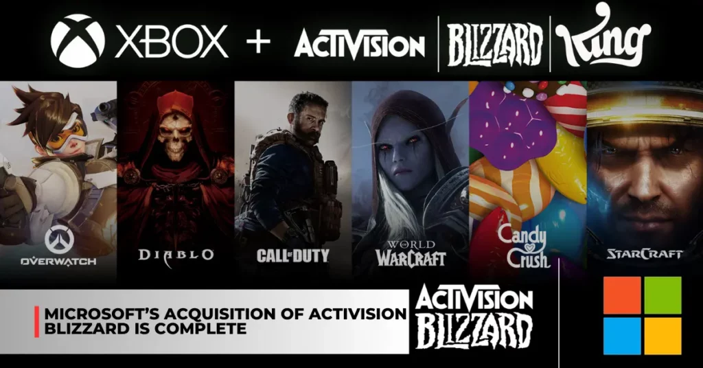 Microsoft's acquisition of Activision Blizzard is complete