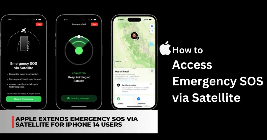 Apple extends Emergency SOS via satellite for iPhone 14